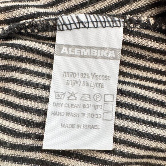 Alembika Essential Punto Striped Lantern Barrel Pull On Pants Lagenlook US 6-8 - Picture 5 of 8